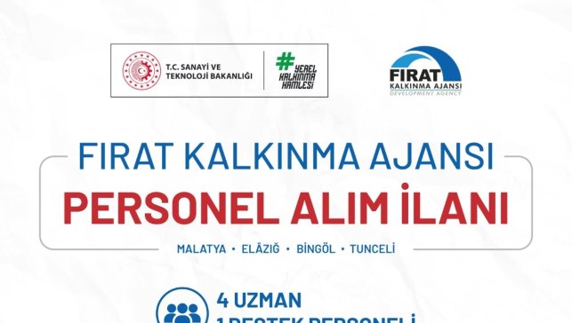 Fırat Kalkınma Ajansı personel alımı yapacak
