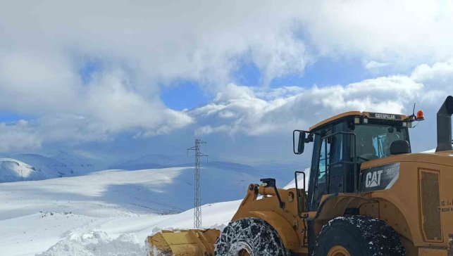 Iğdır'da ulaşıma kapanan 19 köy yolunda çalışmalar devam ediyor