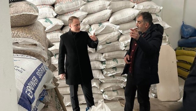 Ömer Övünç Koşansu'dan esnaf ziyareti: "Her zaman sahadayız"