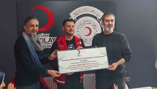 Erzurumlu hanımlardan Gazze'ye destek