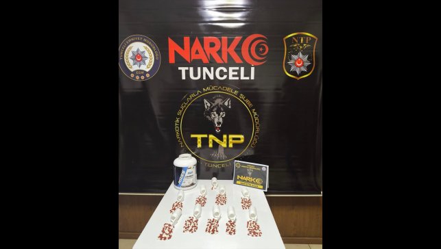Tunceli'de uyuşturucu operasyonunda 1 şüpheli yakalandı