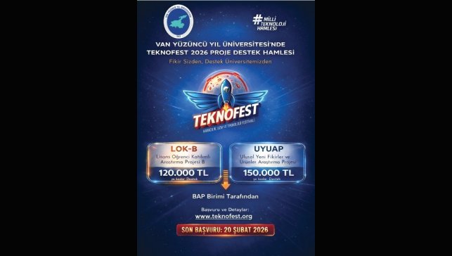 TEKNOFEST 2026 yolunda Van YYÜ'den öğrenci ve akademisyenlere önemli destek