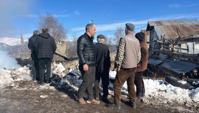 Çamyazı Köyü'nde korkutan yangın