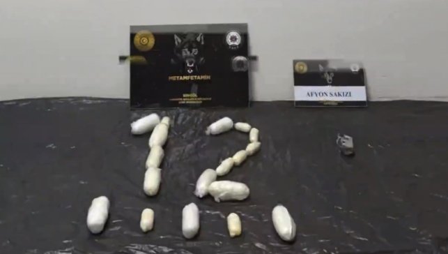 Kapsül halinde 88 parça uyuşturucu yutan şüpheliler tutuklandı