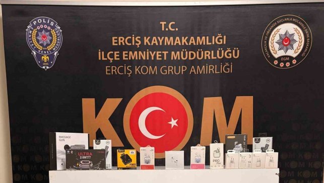 Erciş'te kaçakçılık operasyonu