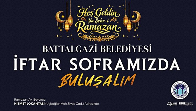 Battalgazi Belediyesi'nden Ramazan'da iftar hizmeti