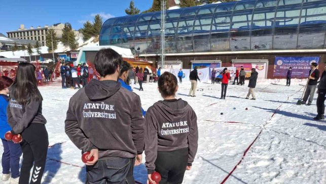 Ünilig kış oyunlarında Atatürk Üniversitesi rüzgârı
