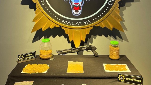 Malatya'da uyuşturucu operasyonu: 5 gözaltı