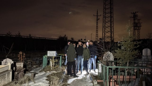 Erzurum’da mezarlıkta poşete sarılı cenin bulundu