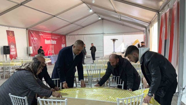 MHP'den 'Bir sofra bin bereket' temalı iftar otağı