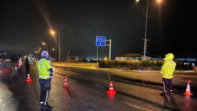 Erzincan'da kar ve sis ulaşımı aksattı