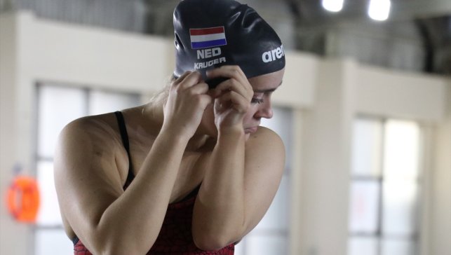 Hollandalı paralimpik yüzücüler, turnuvalara Erzurum'da hazırlanıyor