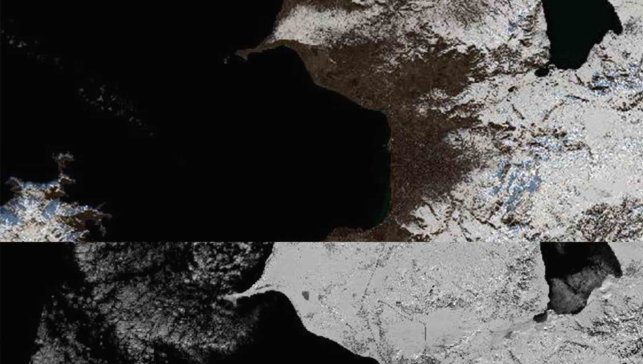 Van Gölü çevresinde kar örtüsü arttı: Uydu görüntüleri umut verdi