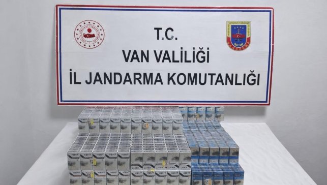 Van'da kaçak sigara operasyonu