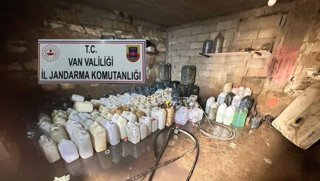 Van'da 531 litre kaçak motorin ele geçirildi