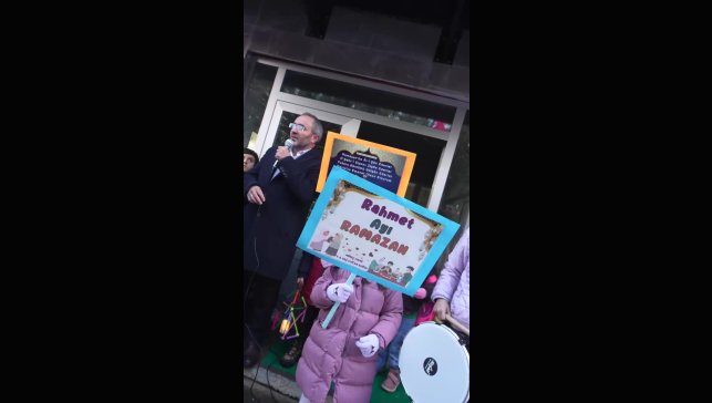 Miraç Kur'an Kursu'ndan Fener alayı