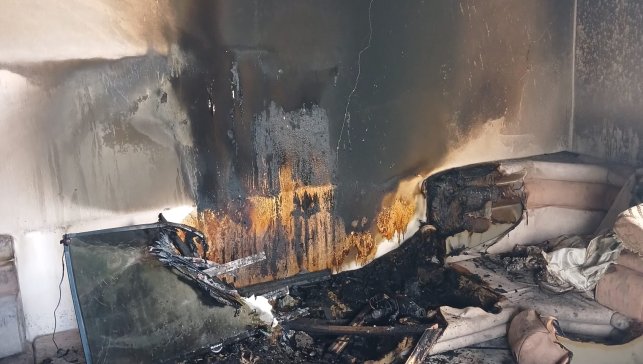 Hakkari'de ev yangını