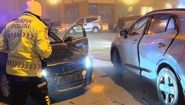 Palandöken'de trafik kazası: 1 yaralı