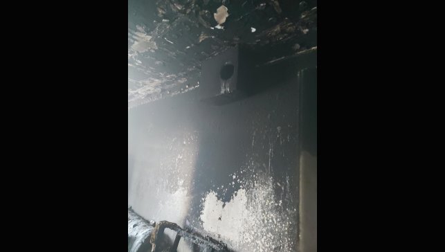 Hasköy'de ev yangını