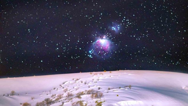 Bitlis'te uzay tutkunlarından nefes kesen çekim