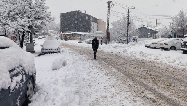 Malatya'nın Doğanşehir ilçesinde eğitime kar engeli