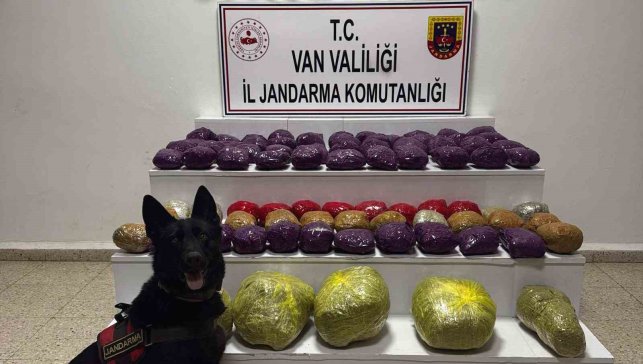 Van'da 31,5 kilo uyuşturucu ele geçirildi