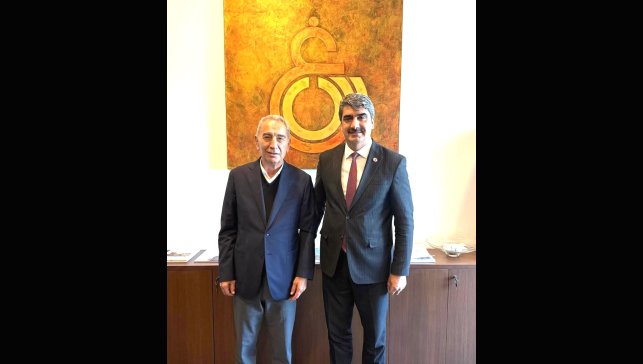 Aşkale Belediye Başkanı Polat'tan Polat Holding Yönetim Kurulu Başkanı Adnan Polat'a nezaket ziyareti