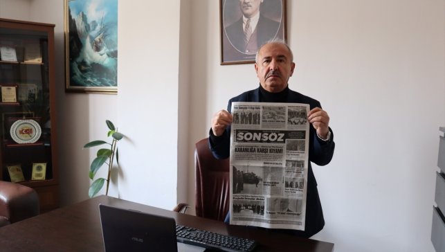Malatya'nın ilk renkli gazetesi 25 yıldır 28 Şubat'ta siyah-beyaz basılıyor