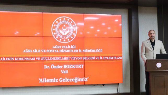 Ağrı’da “Ailenin Korunması ve Güçlendirilmesi” İl Eylem Planı toplantısı yapıldı