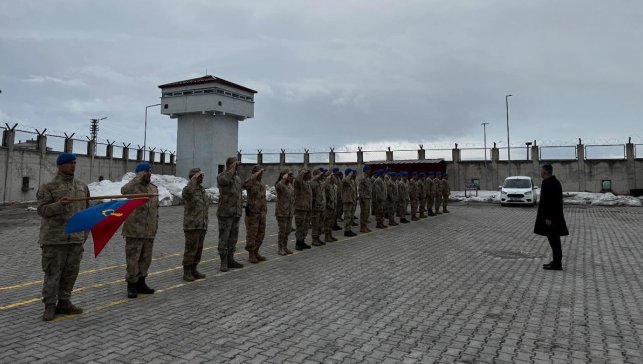 Kaymakam Korkusuz’dan jandarma personeline bayram ziyareti