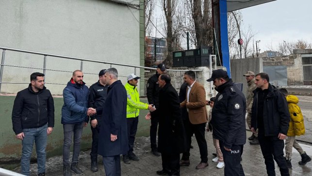 Kaymakam Korkusuz’dan emniyet personeline bayram ziyareti