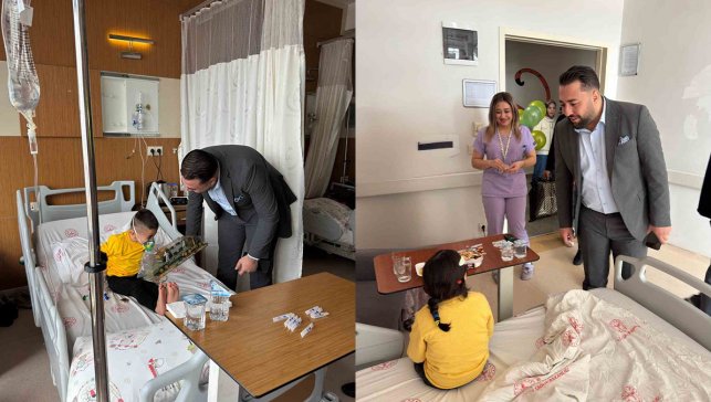 UDER'den hastanede tedavi gören çocuklara bayram ziyareti