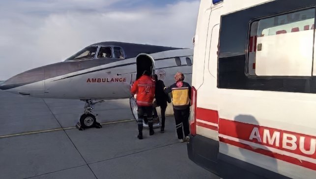 Durumu Kritikleşen 30 Günlük Bebek İçin Uçak Ambulans Devreye Girdi