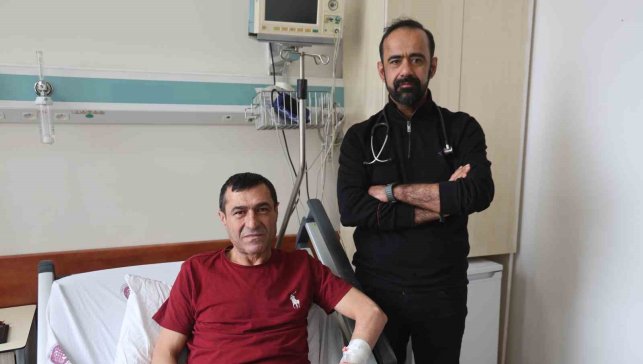 Kapalı damarı Almanya'da açılmayınca, Elazığ'a gelip sağlığına kavuştu