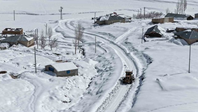 Van'da kardan dolayı kapanan 390 yoldan 355'i açıldı