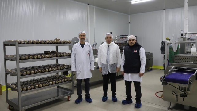 BİNTSO Başkanı Çintay'den et entegre tesisine ziyaret 