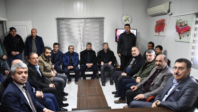 Milletvekili Tüfenkci'den Minibüsçüler Odası'na ziyaret