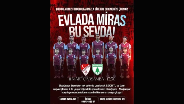 Elazığspor'dan seremoni açıklaması