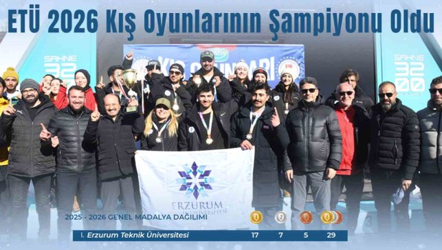 ETÜ 2026 kış oyunlarının şampiyonu oldu
