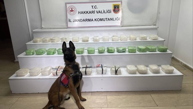 Hakkari'de 58 kilo 971 gram sentetik uyuşturucu ele geçirildi