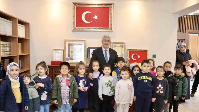 Elazığ'da öğrencilerinden Filistin'e anlamlı destek