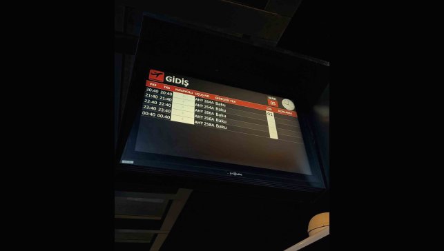 Nahçıvan havalimanına saldırı sonrası Bakü-Nahçıvan uçak seferleri Iğdır'a yönlendirildi