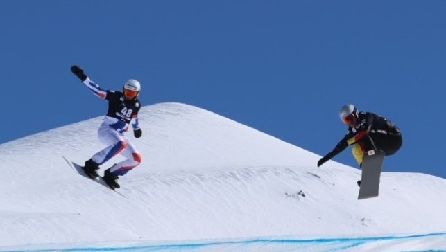 Erzurum'da FIS SBX Snowboard Dünya Kupası heyecanı