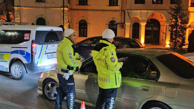 Elazığ'da trafik denetimi