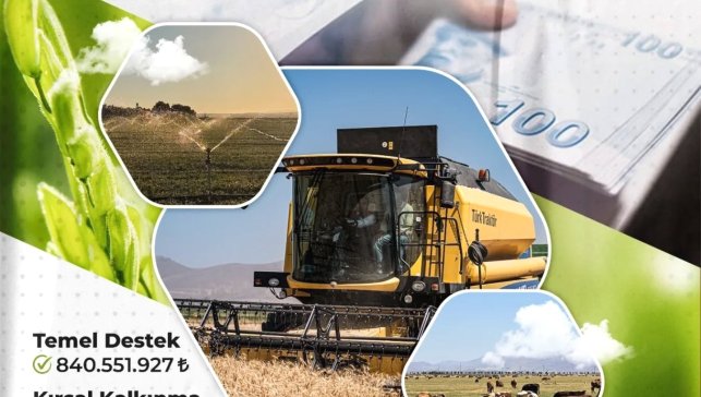 Erzurum'da çiftçilere 1 milyar 16 milyon TL destek