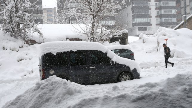 Van, Muş ve Bitlis'te kar nedeniyle 470 yerleşim yerine ulaşım sağlanamıyor