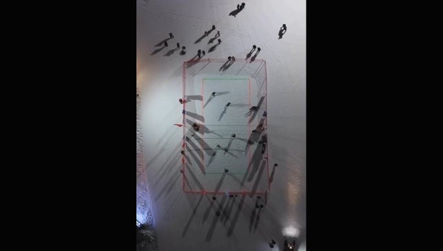 Ergan Dağı'nda kurumlar arası kar voleybolu heyecanı