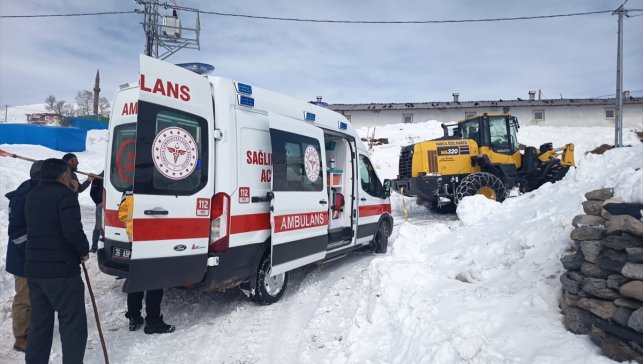 Kars'ta boynuz darbesiyle gözünden ağır yaralanan kişi ekiplerin uzun uğraşlarıyla hastaneye kaldırıldı