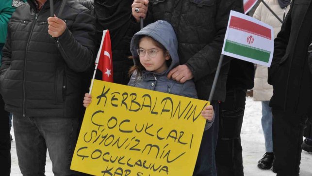 Kars'ta Caferiler İran'a düzenlenen saldırıları kınadı
