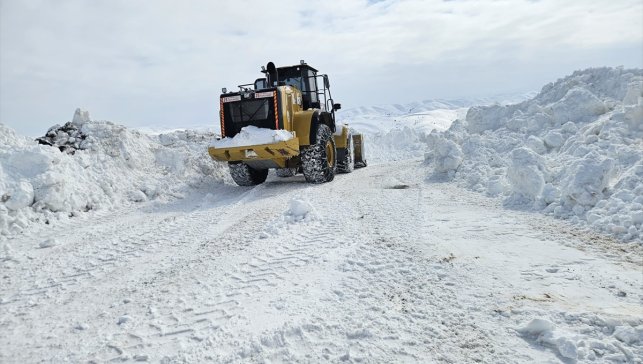 Erzurum, Tunceli ve Kars’ta kar nedeniyle 198 yerleşim yerinin yolu kapandı